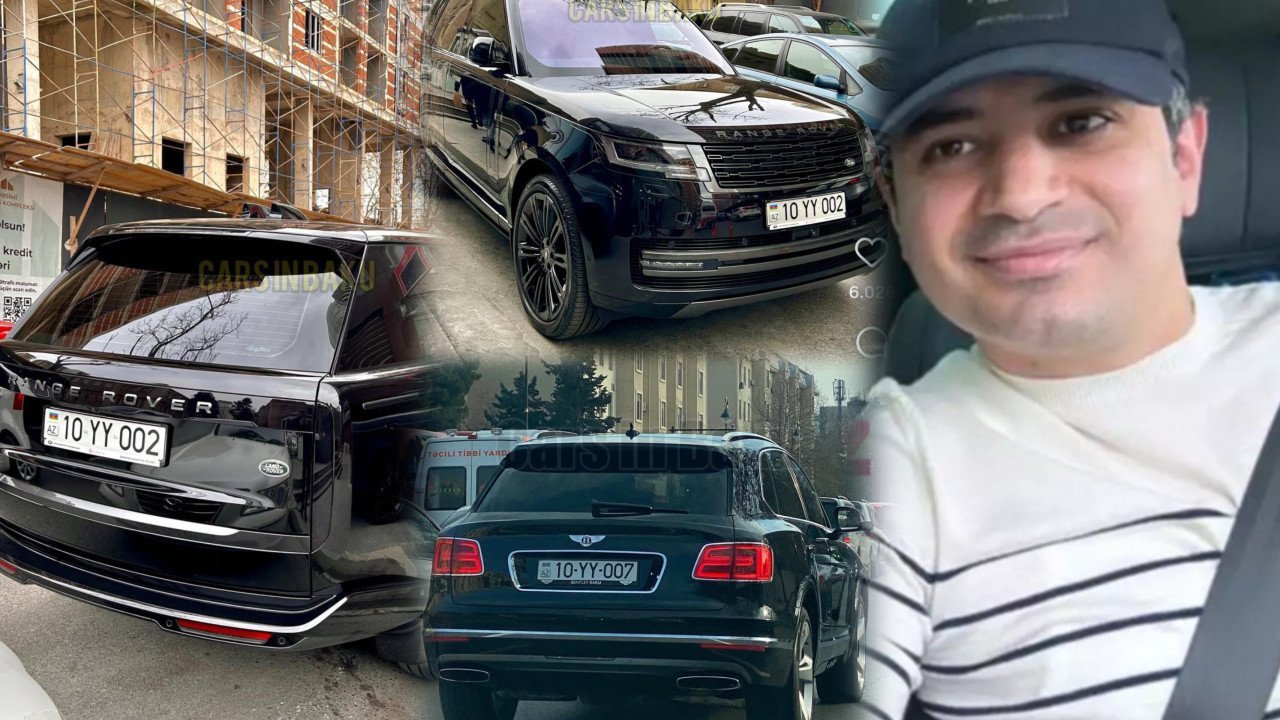 Bakı küçələrində diqqət çəkən lüks avtomobillər: Məşhur nömrələrin sahibi görün hansı deputatın oğlu imiş?