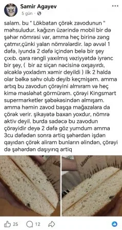 “Lökbatan” çörəyindən görün nə çıxdı – Foto