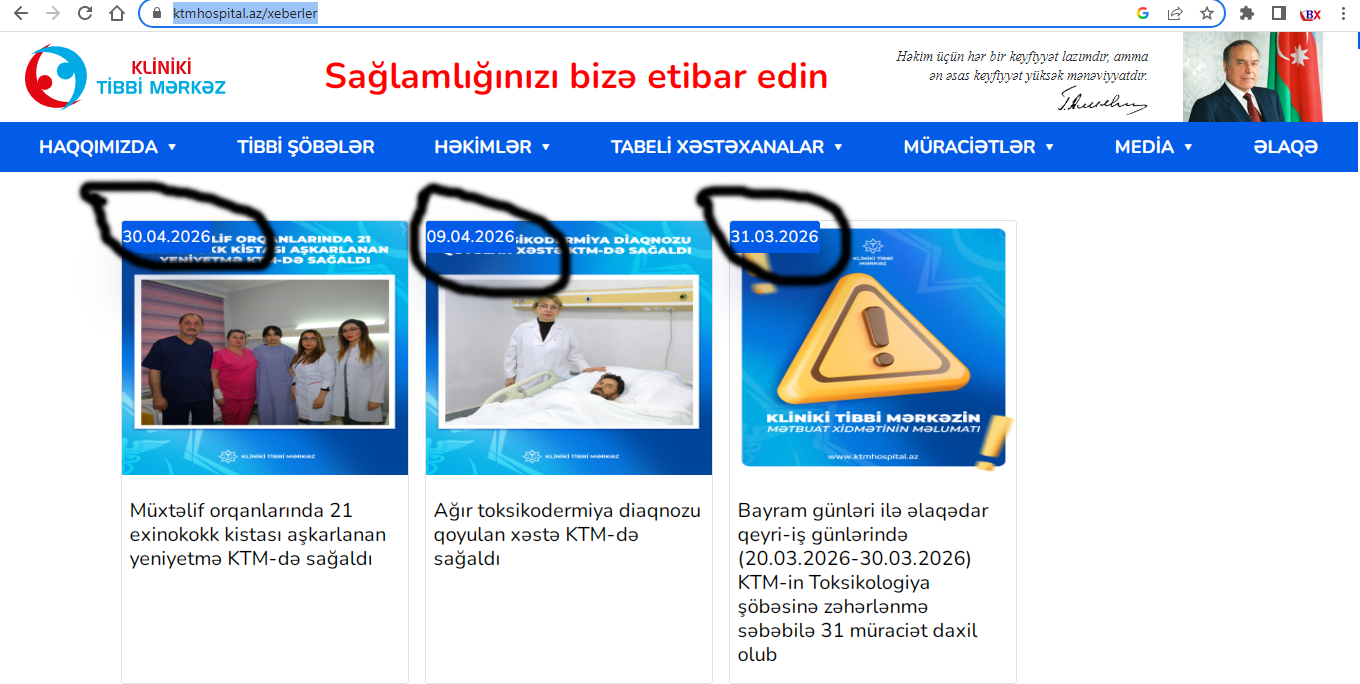 PVC xərək qalmaqalından sonra daha bir uyğunsuzluq - KTM-in saytı aylardır yenilənmir