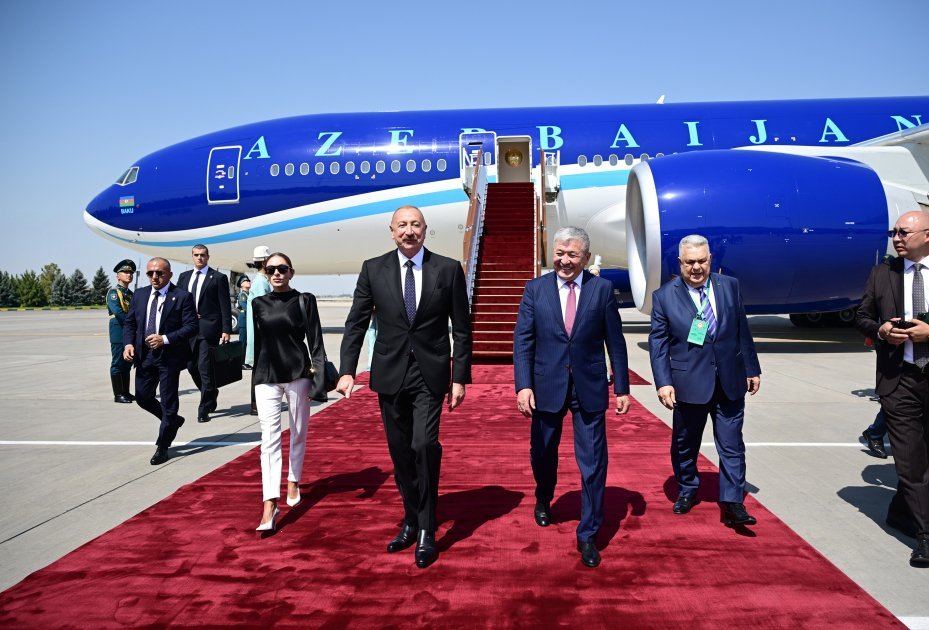 Prezident İlham Əliyev Qırğızıstana işgüzar səfər edib