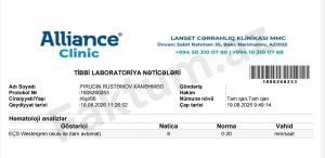 Fərid Eyvazovun “Alliance Clinic”ində 146 manatlıq çek qalmaqalı FOTOFAKT
