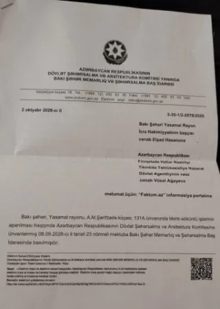 Yasamalın halına... ancaq ağlamaq olar... - NARAZILIQ VAR...