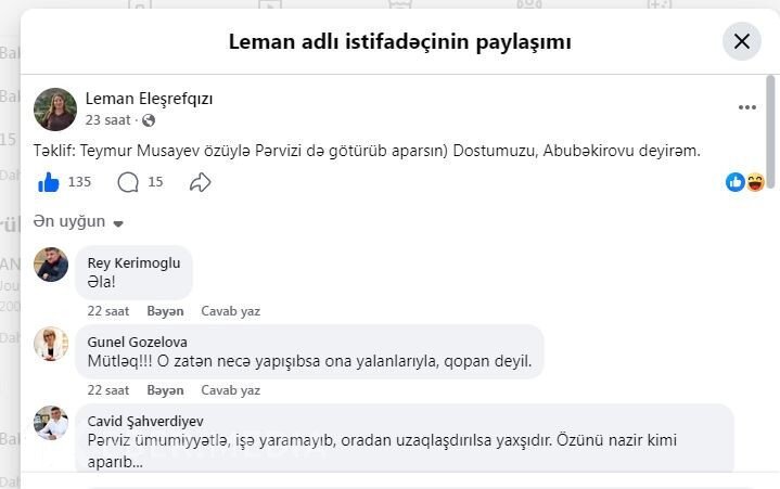 Nazir getdi,bəs O? - Medianın hədəfində olan "O" KİMDİR?